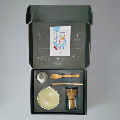 Kit de té matcha ceremonial