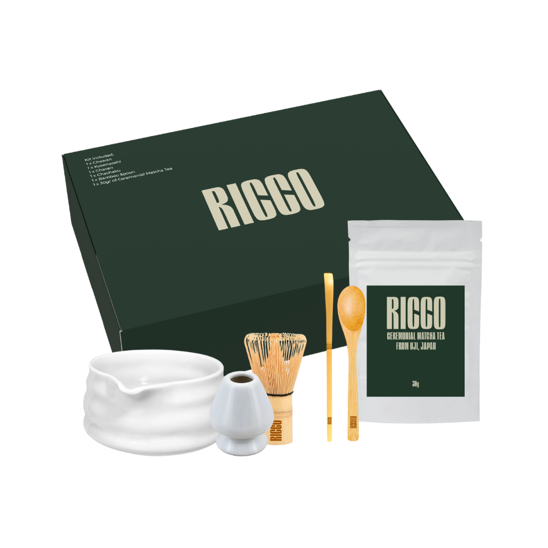 Kit de té matcha de RICCO