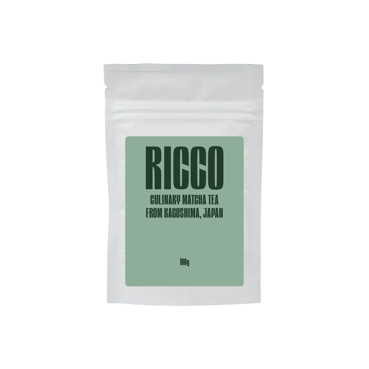 Sobre de té matcha culinario de RICCO