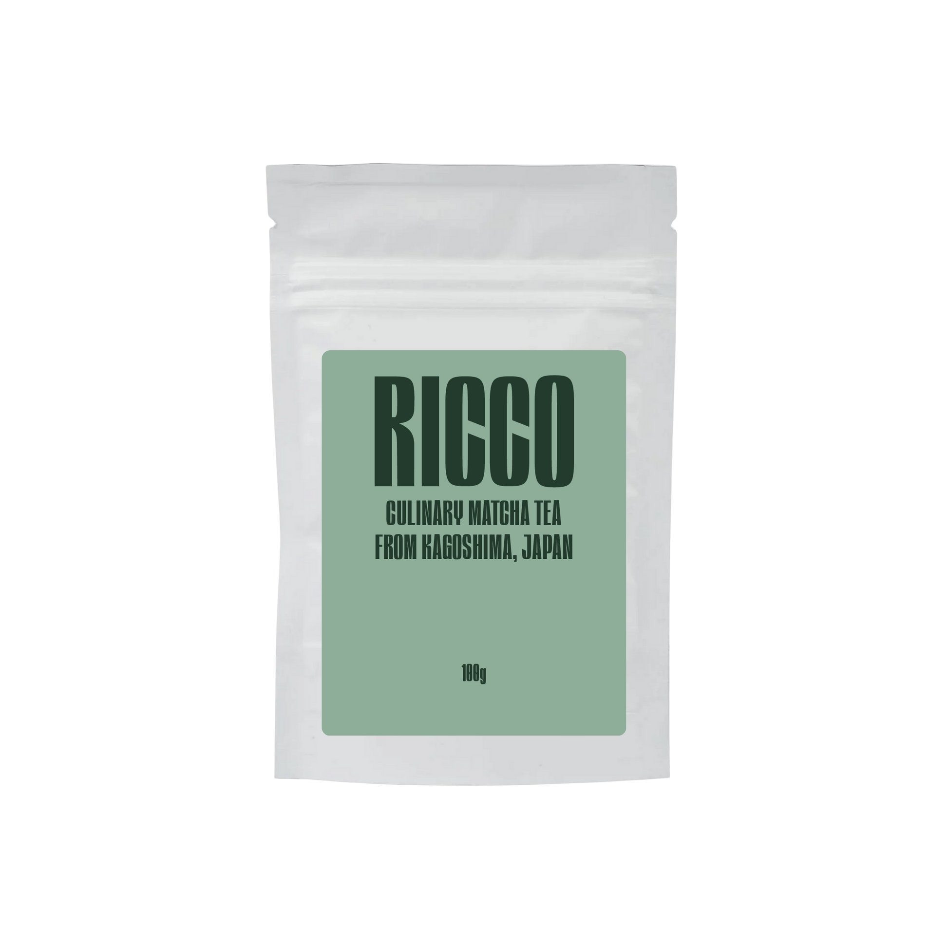 Sobre de té matcha culinario de RICCO